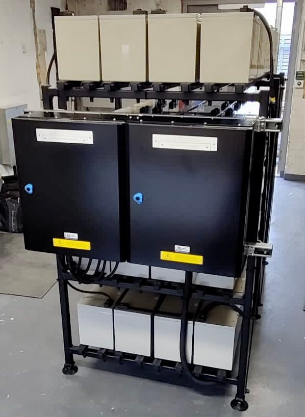 UPS Batteries and custom Panels making an emergency power supply